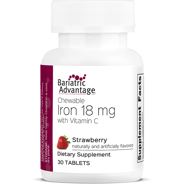 Chewable Iron 18 with Vitamin C, Strawberry